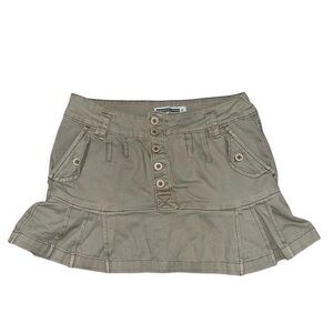 American Vintage Khaki Mini Skirt